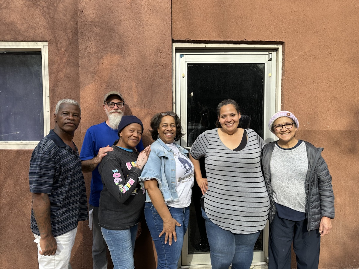 A group of ministry volunteers standing together